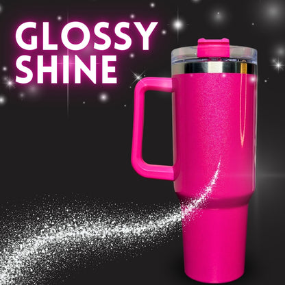 Glossy Glow 40oz Tumbler Cup